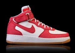 NIKE AIR FORCE 1 MID '07 UNIVERSITY RED