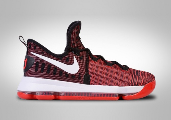 NIKE ZOOM KD 9 BRED GS (SMALLER SIZES)
