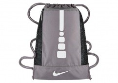 NIKE HOOPS ELITE GYMSACK CHARCOAL WHITE