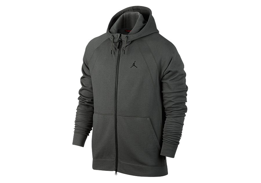NIKE AIR JORDAN SPORTSWEAR WINGS FLEECE HOODIE RIVER ROCK for 60.00 kicksmaniac