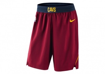 NIKE NBA CLEVELAND CAVALIERS SHORT ROAD TEAM RED