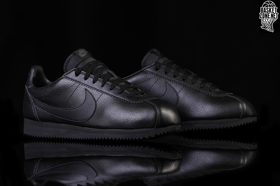 cortez leather black