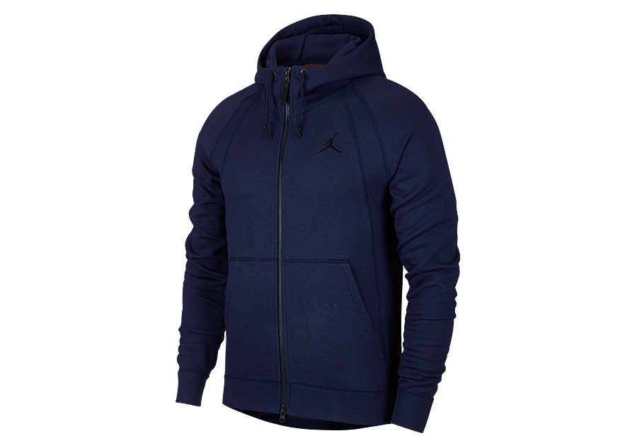navy blue jordan hoodie