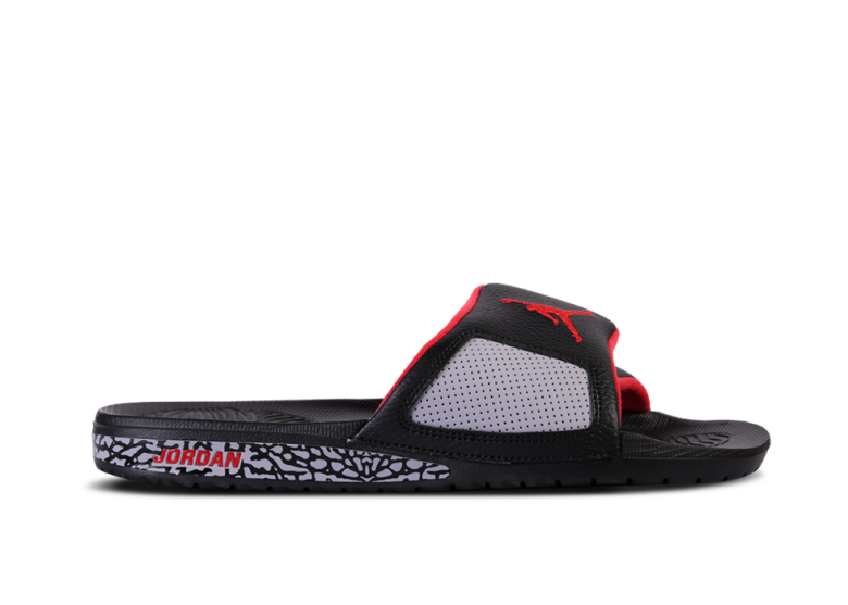 NIKE AIR JORDAN HYDRO SLIDE III RETRO BLACK CEMENT