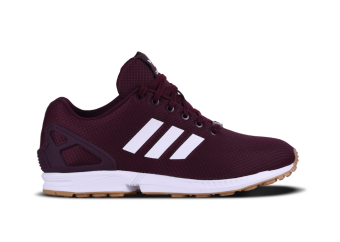 Burgundy and gold adidas zx flux Clearance