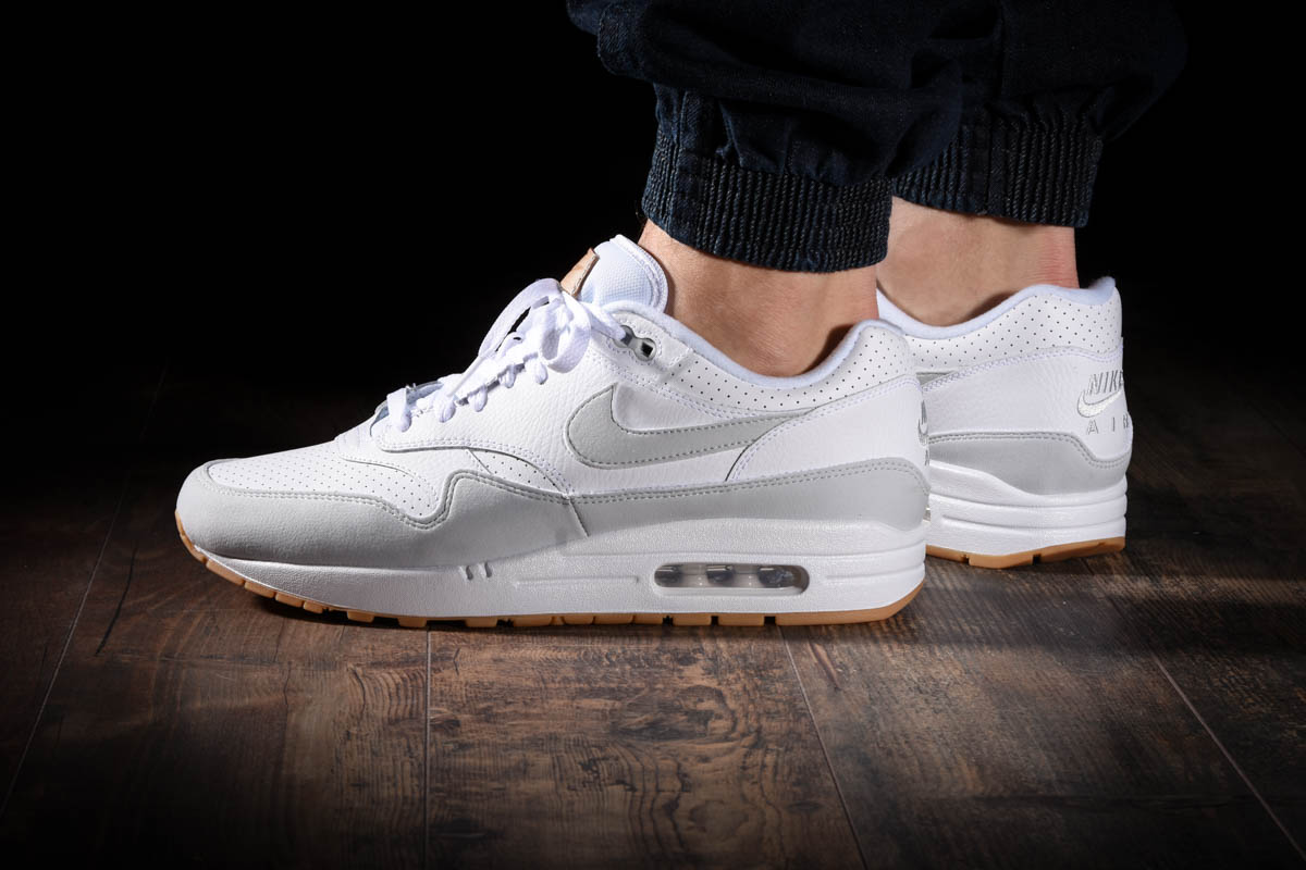 nike air max 1 white pure platinum gum