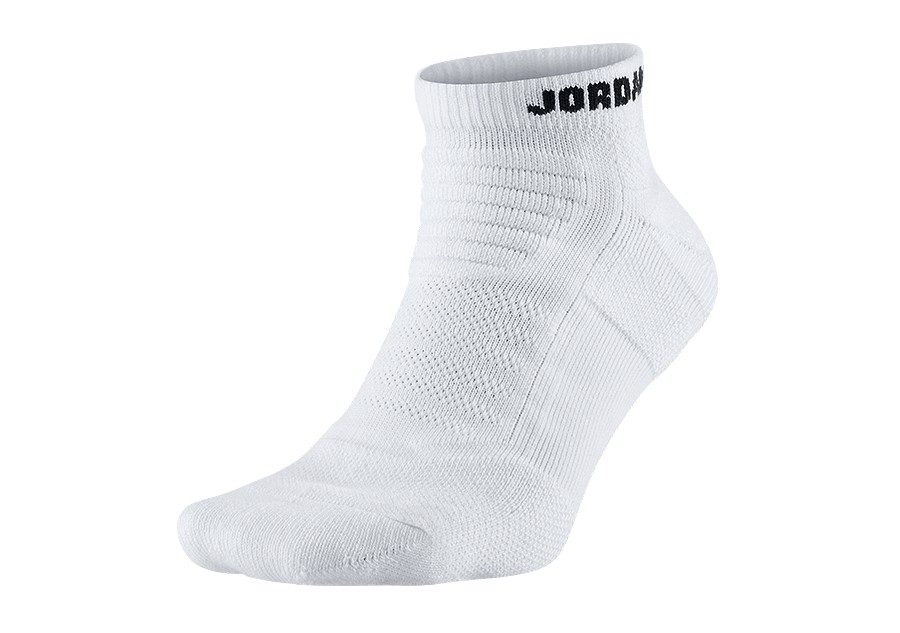 NIKE AIR JORDAN DRY FLIGHT 2.0 ANKLE SOCKS WHITE pour 15 00