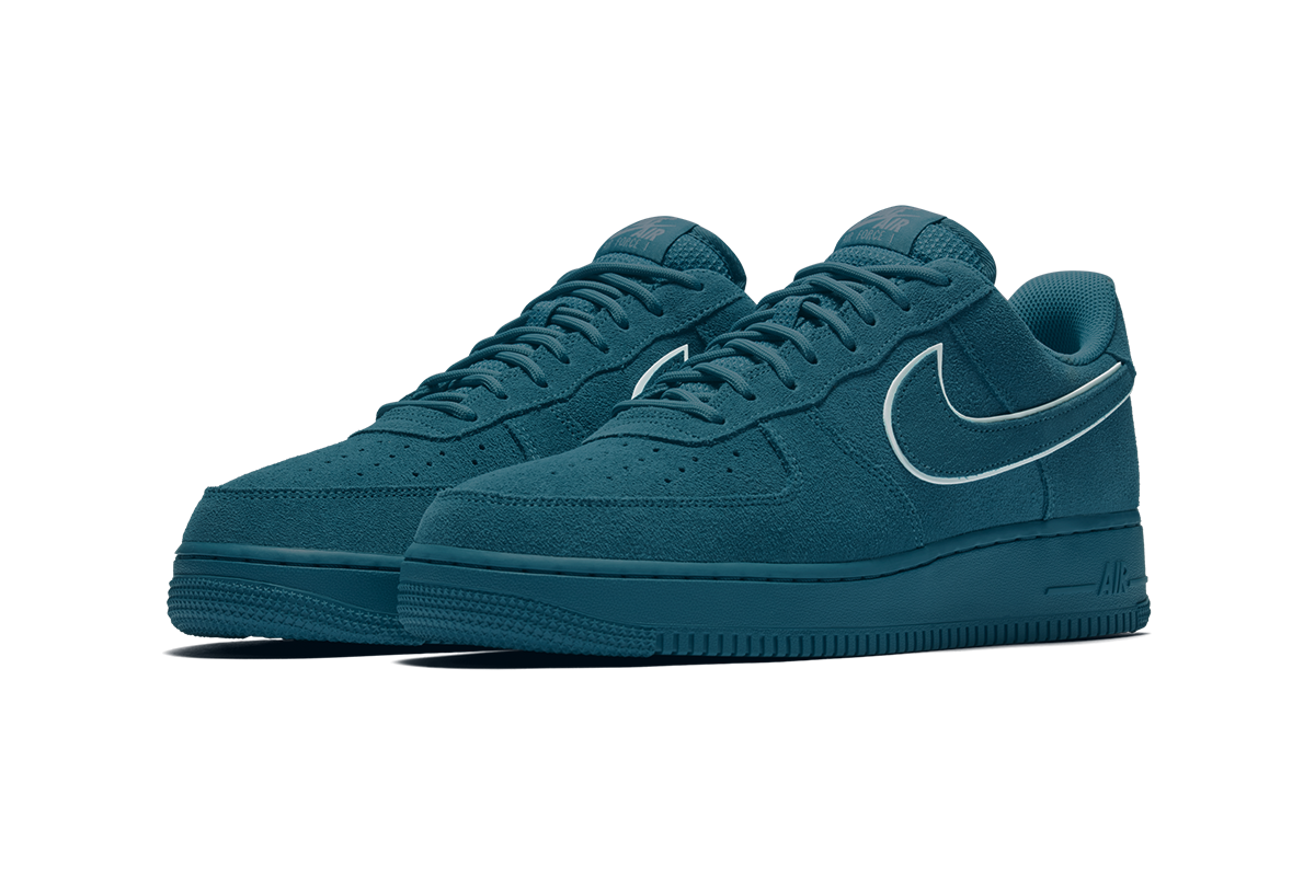 NIKE AIR FORCE 1 '07 LV8 SUEDE NOISE AQUA