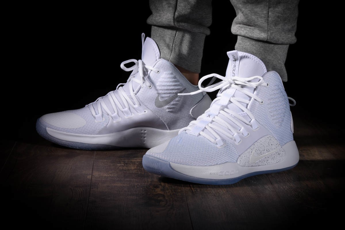 NIKE HYPERDUNK X WHITE SILVER