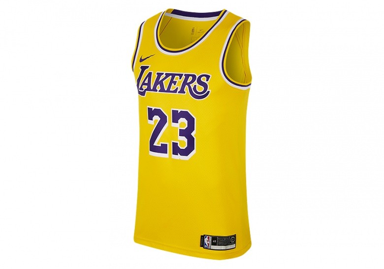 Split Version Lakers NBA Red & Yellow #23 Jersey,Los Angeles Lakers