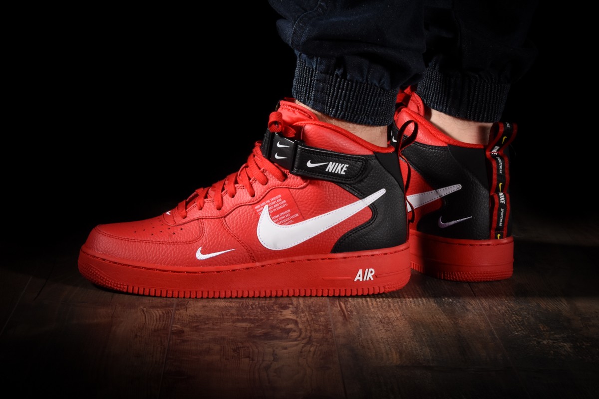 nike utility air force 1 red
