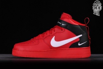 nike air force 1 mid utility red