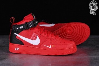air force 1 mid 07 lv8 red