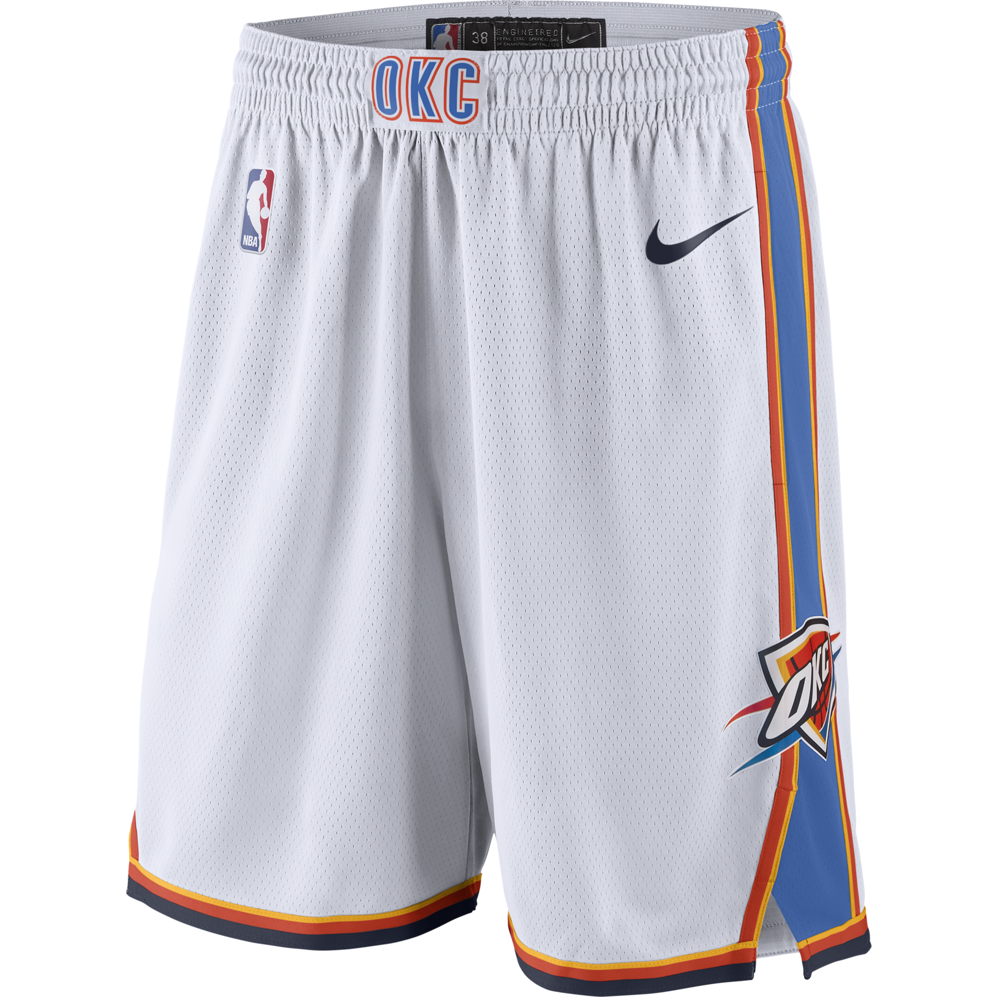 00's Oklahoma City Thunder Adidas Swingman NBA Shorts Size XXL – Rare VNTG