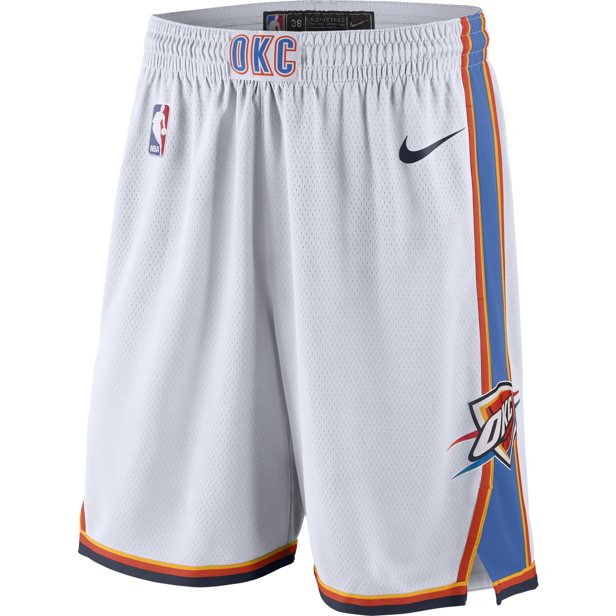 oklahoma city thunder basketball shorts