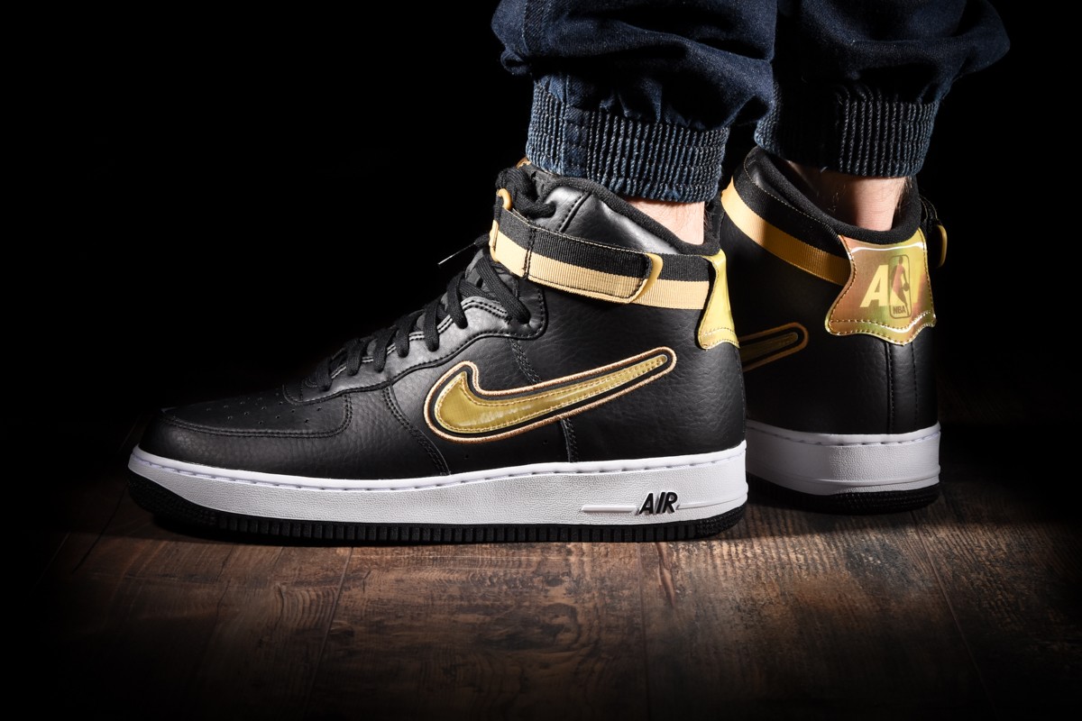 black and gold air force one high