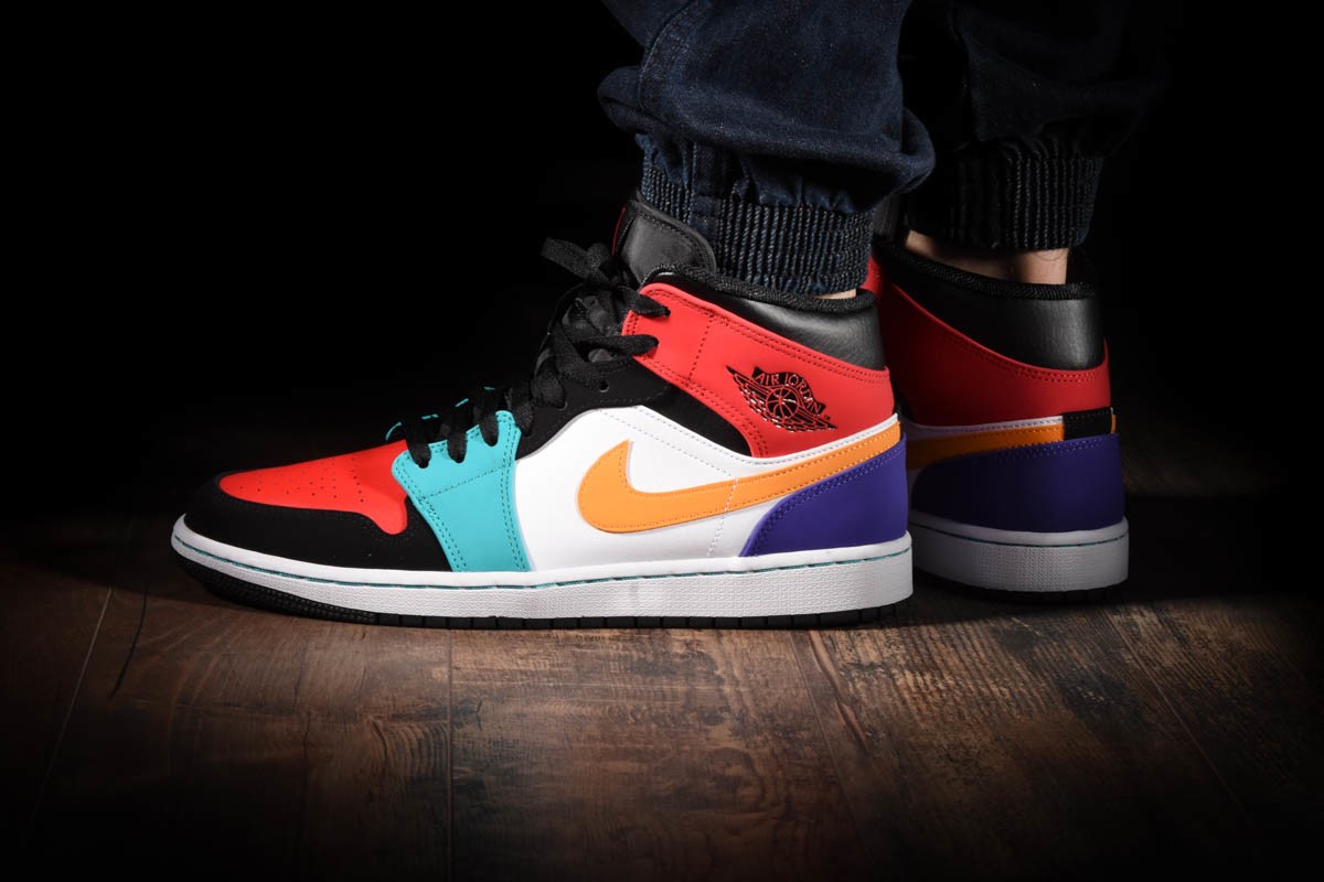 Jordan 1 multicolor mid best sale