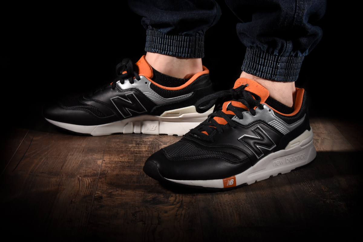 new balance 997 black orange