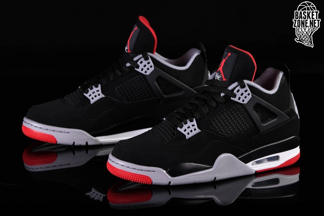 Nike Air Jordan 4 Retro Bred Cerne Cena 50kc Basketzone Net