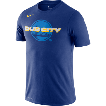 NIKE NBA GOLDEN STATE WARRIORS MANTRA DRY TEE RUSH BLUE