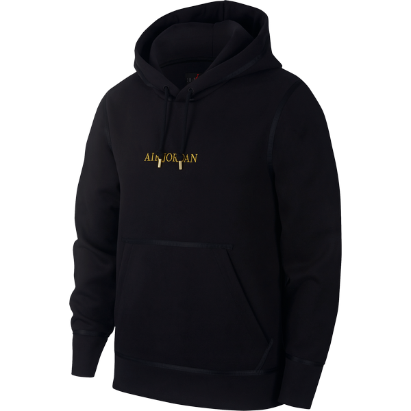 NIKE AIR JORDAN REMASTERED PULLOVER HOODIE BLACK for £80.00 ...