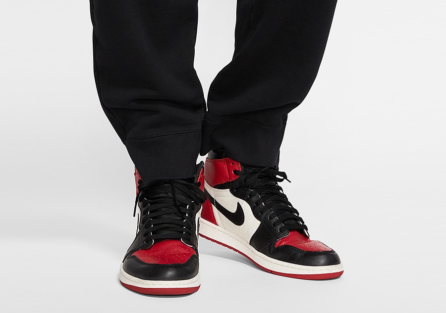 NIKE AIR JORDAN BLACK CAT FLEECE PANTS BLACK price €92.50 ...