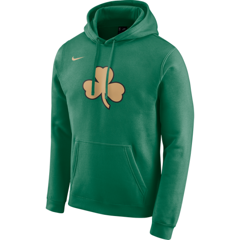 Nike Boston Celtics Essential NBA Fleece Pullover Hoodie Green - CLOVER