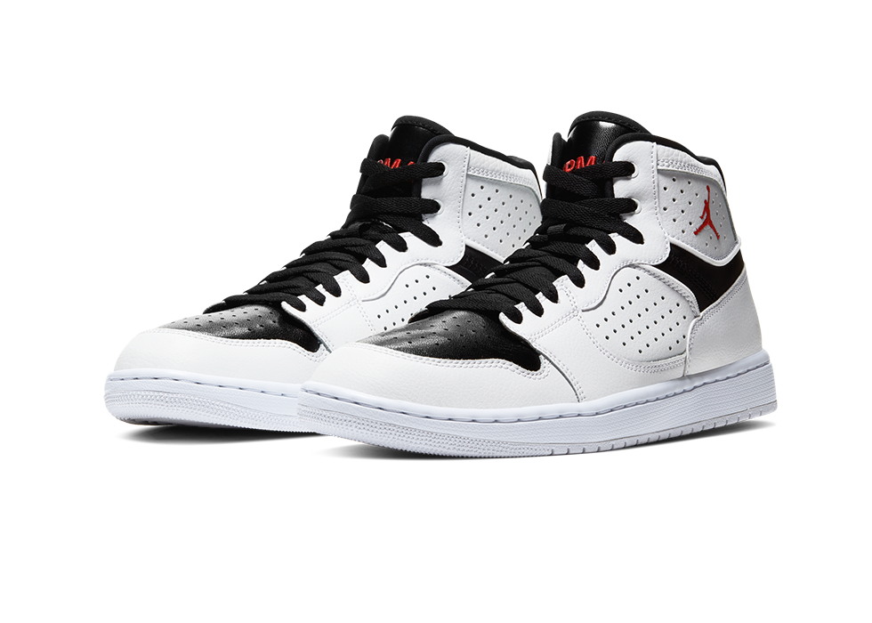 jordan access black white