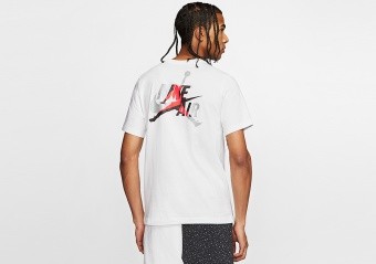 NIKE AIR JORDAN JUMPMAN CLASSICS GRAPHIC TEE WHITE