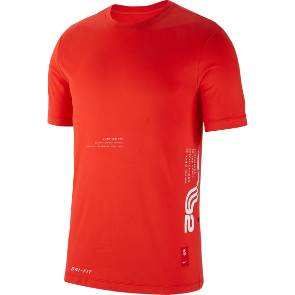 NIKE KYRIE IRVING DRI-FIT TEE HABANERO RED