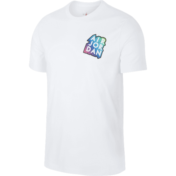 NIKE AIR JORDAN BRAND STICKER TEE WHITE