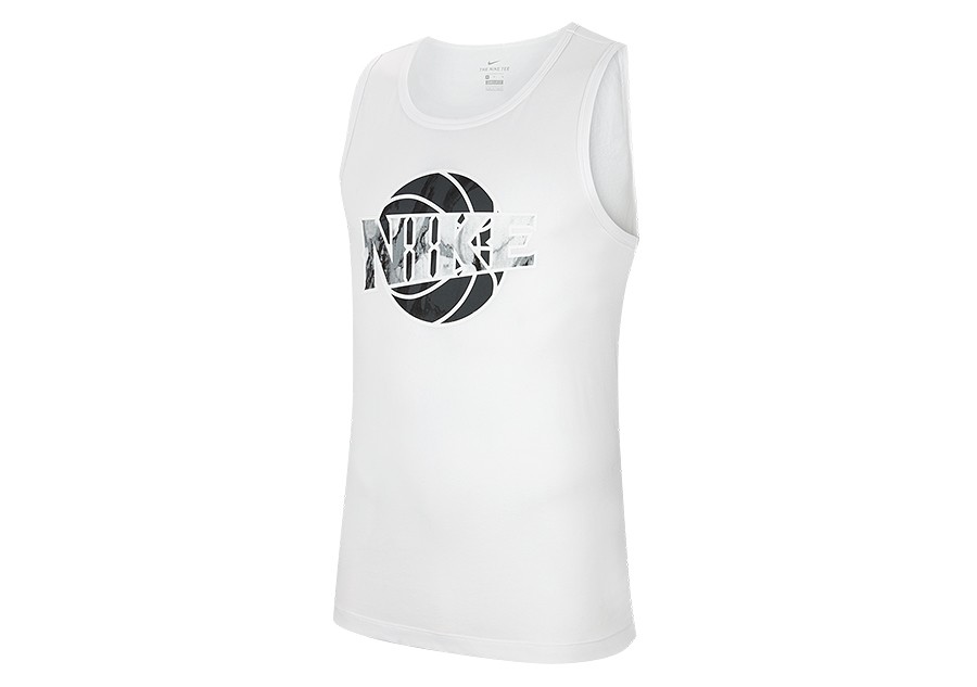 NIKE DRI-FIT TANK WHITE