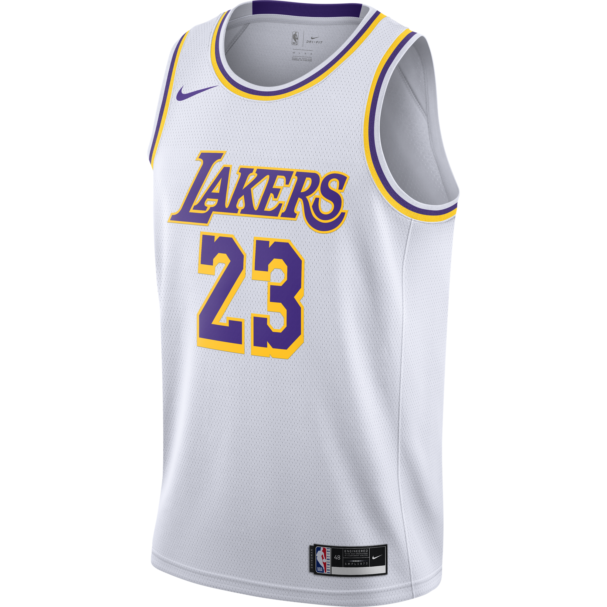 NEW LA Lakers Lebron James Nike City Lore Swingman Jersey Purple YOUTH  Large L