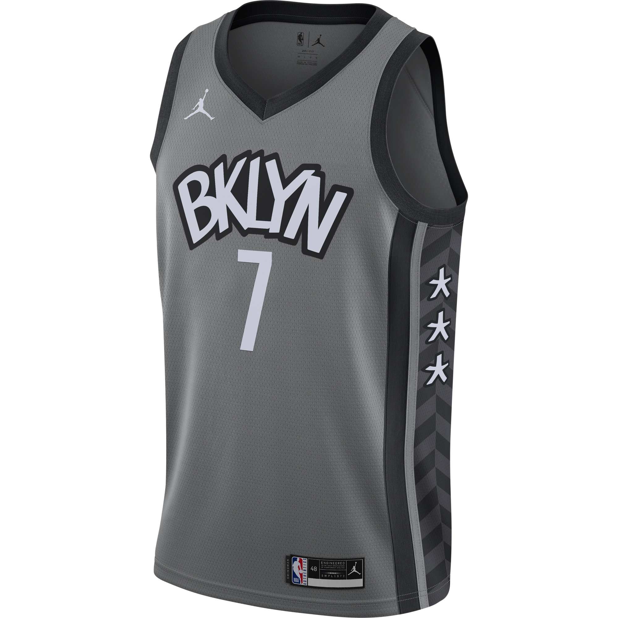 Nike Brooklyn Nets Spotlight Dri-FIT NBA Pants Grey - ANTHRACITE/BLACK