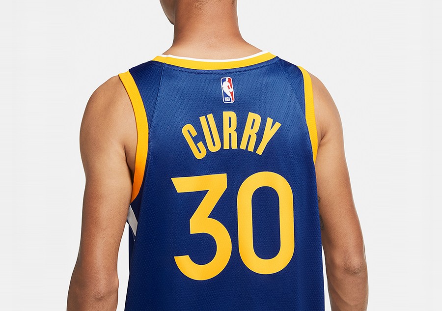 Golden State Warriors Nike Classic Edition Swingman Jersey - Blue - Stephen  Curry - Unisex