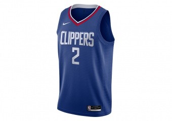 NIKE NBA LOS ANGELES CLIPPERS KAWHI LEONARD ICON EDITION SWINGMAN JERSEY RUSH BLUE