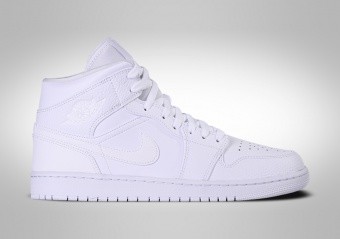 NIKE AIR JORDAN 1 RETRO MID TRIPLE WHITE 2.0