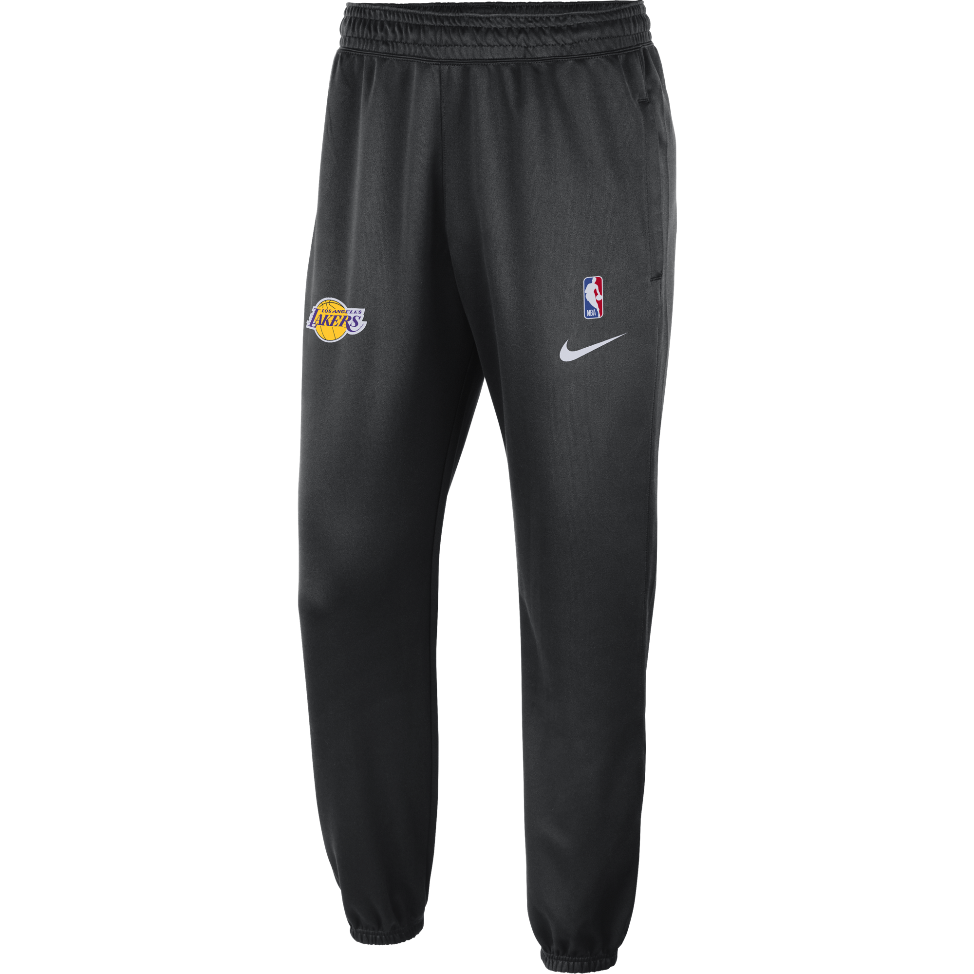 Los Angeles Lakers Nike Authentic Showtime Therma Flex Performance Pants -  Heather Black