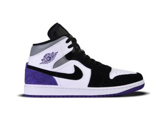 NIKE AIR JORDAN 1 RETRO MID SE GS COURT PURPLE