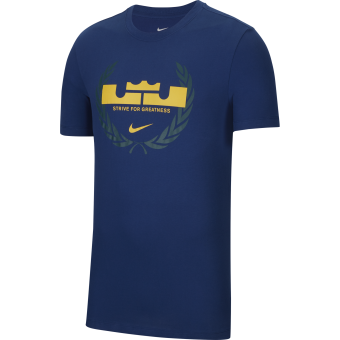 NIKE LEBRON JAMES LOGO DRI-FIT TEE COASTAL BLUE