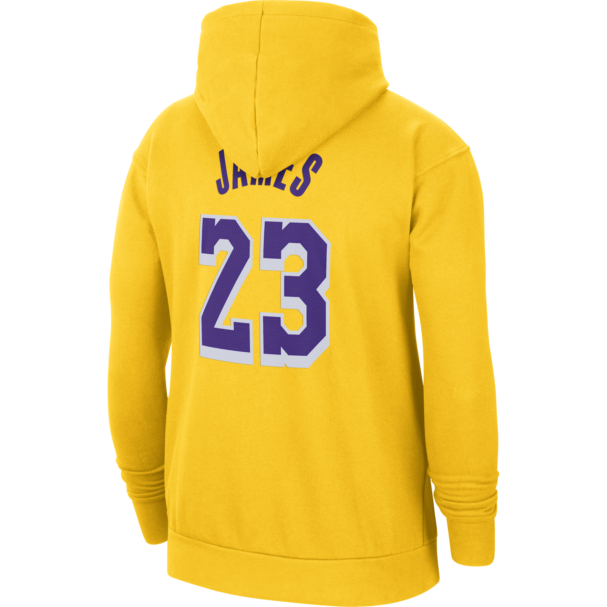 Men's Nike White Los Angeles Lakers 2022/23 City Edition Essential Pullover Hoodie Size: Medium