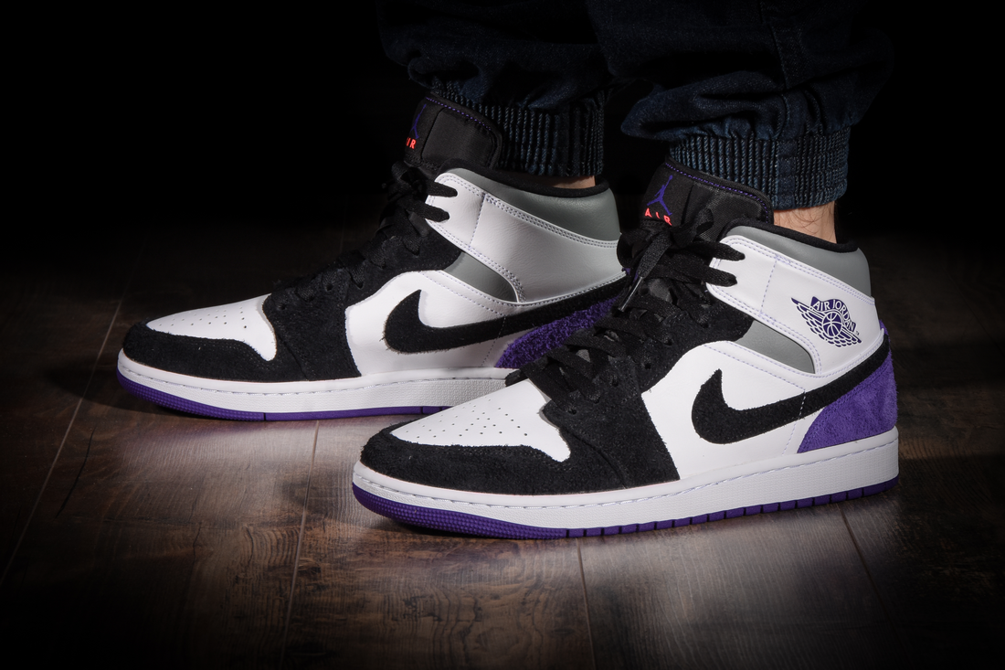 NIKE AIR JORDAN 1 RETRO MID SE COURT PURPLE for £135.00 | kicksmaniac.com