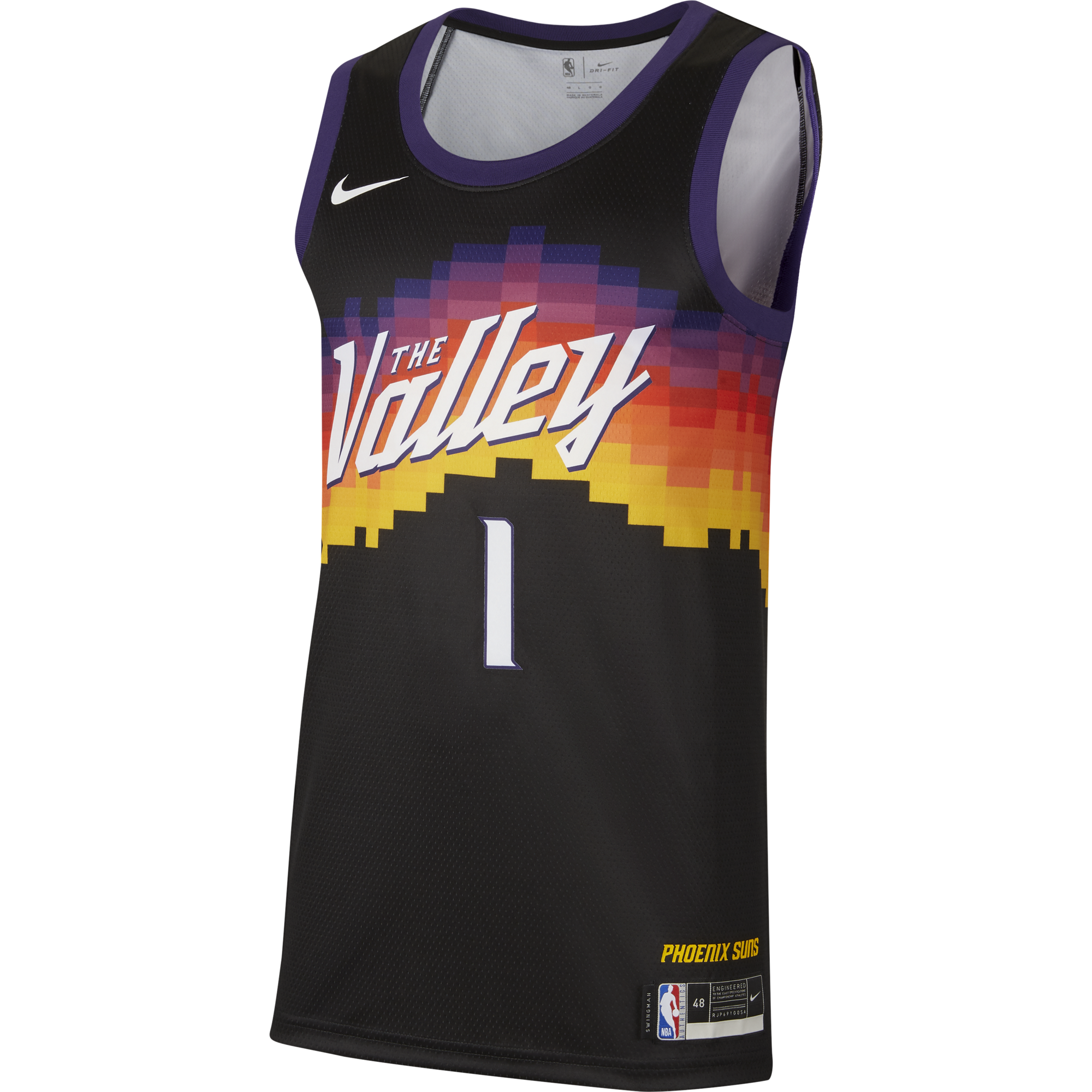 suns valley booker jersey