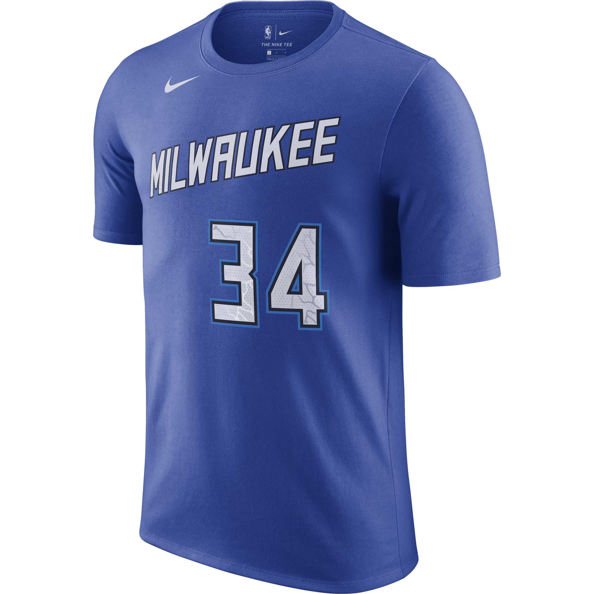 Men's Milwaukee Bucks Giannis Antetokounmpo Nike Blue 2020/21 Swingman  Player Jersey - City Edition