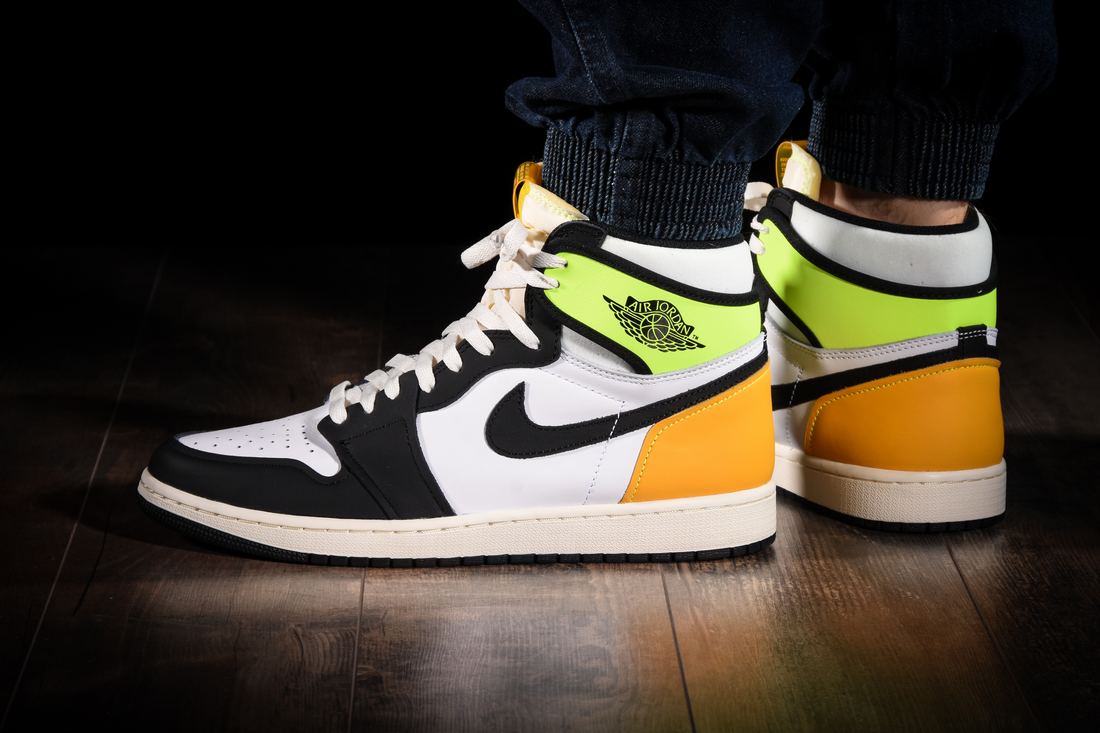 NIKE AIR JORDAN 1 RETRO HIGH OG VOLT GOLD for £200.00