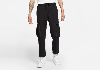 Nike Air Jordan Flight Essential Fleece Pants Mens Sz XL Black White  DA9812-010