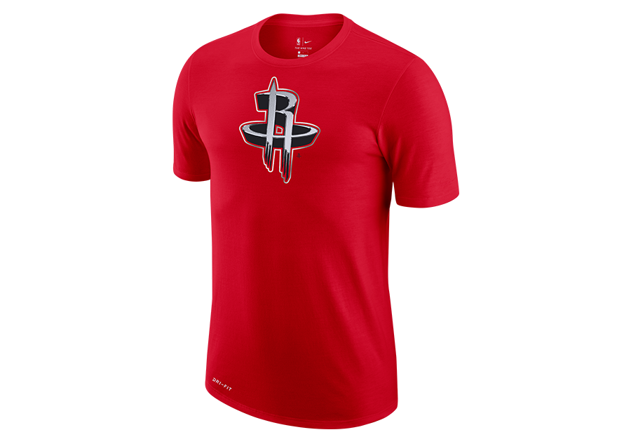 Mitchell & Ness NBA Houston Rockets worn logo t-shirt in black