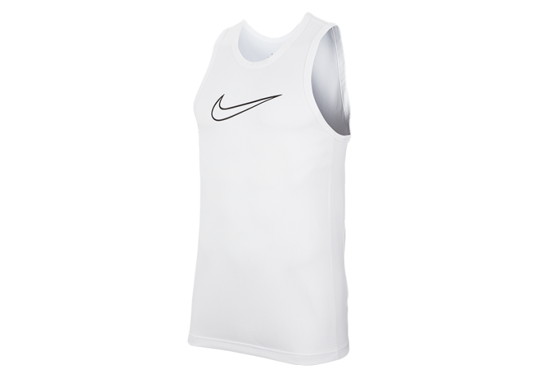 NIKE DRI FIT SLEEVELESS CROSSOVER TOP WHITE for 20.00 kicksmaniac