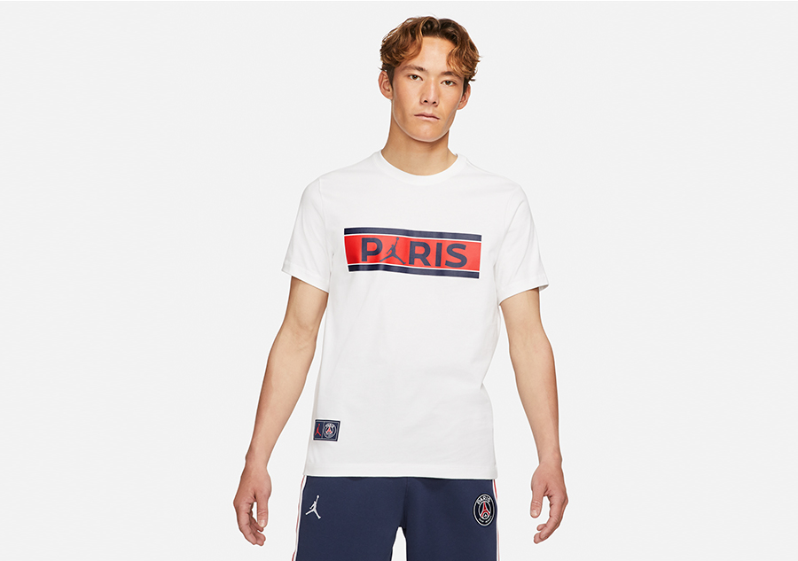 NIKE AIR JORDAN PSG WORDMARK TEE WHITE for £30.00 | kicksmaniac.com