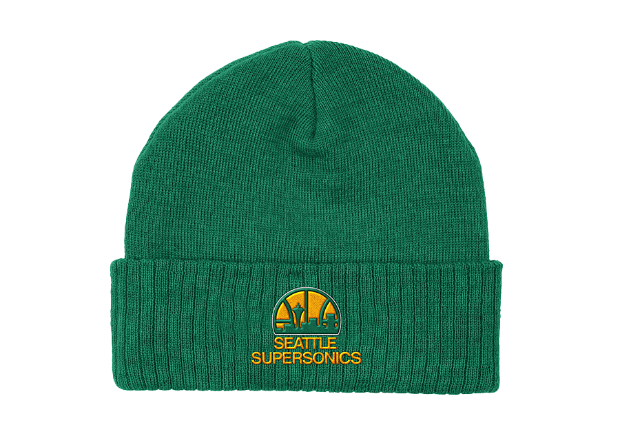Seattle SuperSonics HWC Logo Knit Beanie Mitchell & Ness 